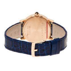 Bvlgari Black 18K Rose Gold BBL P33G/PO1332 Women's Wristwatch 32MM