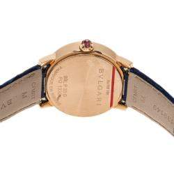 Bvlgari Black 18K Rose Gold BBL P33G/PO1332 Women's Wristwatch 32MM