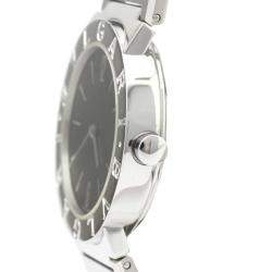 Bvlgari Black Stainless Steel Bvlgari Bvlgari BB30SS Quartz Women's Wristwatch 30 MM