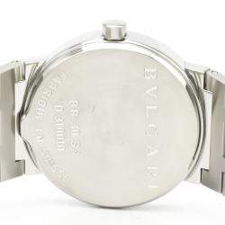 Bvlgari Black Stainless Steel Bvlgari Bvlgari BB30SS Quartz Women's Wristwatch 30 MM