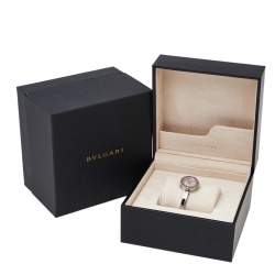 Bvlgari Pink Mother of Pearl Stainless Steel B.Zero1 BZ22S Women's Wristwatch 22 mm