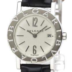 Pre Owned Bvlgari Silver Stainless Steel Bvlgari BB26SL Quartz Women's Wristwatch 26 MM