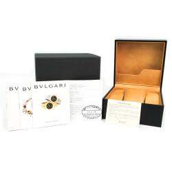 Bvlgari Black Carbon Fiber Aluminum Diagono AL 29 TA Women's Wristwatch 29 MM
