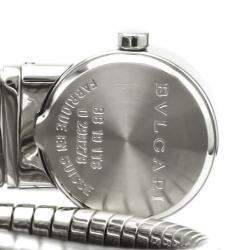 Pre Owned Bvlgari Black Stainless Steel Tubogas BB19 1TS Women's Wristwatch 19 MM