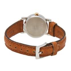 Pre Owned Bvlgari Black 18K Rose Gold Stainless Steel BB 23 SGL Women's Wristwatch 23 mm