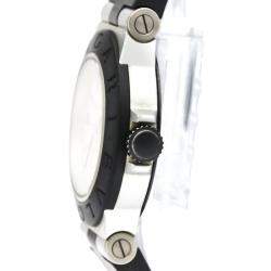 Bvlgari Silver Aluminium Diagono AL29TA Quartz Women's Wristwatch 29 MM