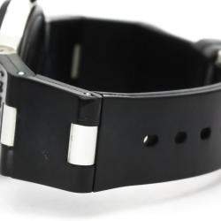 Bvlgari Silver Aluminum Diagono Quartz Al32A Women's Wristwatch 32 MM