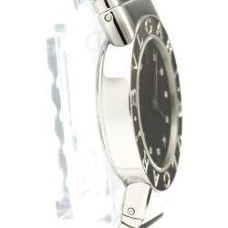 Bvlgari Black Diamonds Stainless Steel Tubogas BB26 2TS Quartz Women's Wristwatch 26 MM