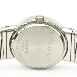 Bvlgari Black Diamonds Stainless Steel Tubogas BB26 2TS Quartz Women's Wristwatch 26 MM