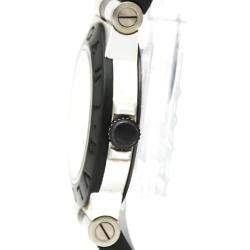 Pre Owned Bvlgari Silver  Aluminum Quartz AL32TA Women's Wristwatch 32 MM