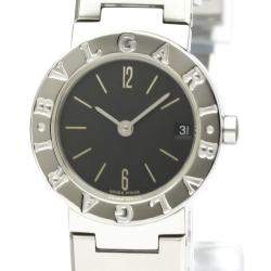 Bvlgari Black Stainless Steel Bvlgari Bvlgari BB23SSD Women's Wristwatch 23 MM
