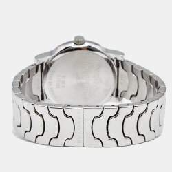 Pre Owned Bvlgari Black Stainless Steel Solotempo ST35S Women's Wristwatch 35 mm