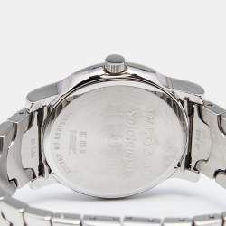 Pre Owned Bvlgari Black Stainless Steel Solotempo ST35S Women's Wristwatch 35 mm