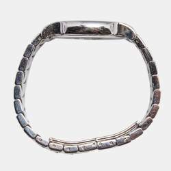 Pre Owned Bvlgari Black Stainless Steel Solotempo ST35S Women's Wristwatch 35 mm