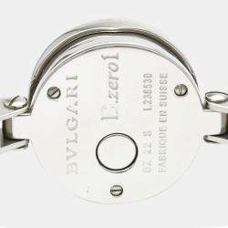 Pre Owned Bvlgari White Stainless Steel B.zero1 BZ22S Quartz Women's Wristwatch 22 MM