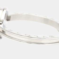 Pre Owned Bvlgari White Stainless Steel B.zero1 BZ22S Quartz Women's Wristwatch 22 MM