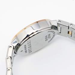 Pre Owned Bvlgari Black 18k Rose Gold and Stainless Steel Bvlgari Bvlgari BB23SG Women's Wristwatch 23 mm