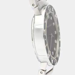 Pre Owned Bvlgari Black Stainless Steel Bvlgari BB26SS Women's Wristwatch 26 MM