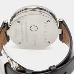 Pre Owned Bvlgari Black 18K Gold Stainless Steel B.Zero1 BZ P 35 S Quartz Women's Wristwatch 35 MM