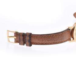 Pre Owned Bvlagri Black 18k Yellow Gold Bvlgari Bvlgari BB23GL Women's Wristwatch 23 mm