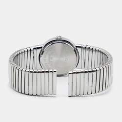 Pre Owned Bvlgari Black Stainless Steel Tubogas BB262TS Women's Wristwatch 26 mm
