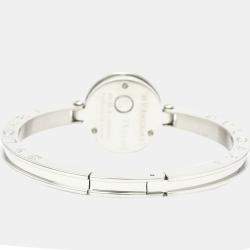 Pre Owned Bvlgari White Stainless Steel B-Zero1 BZ22S Quartz Women's Wristwatch 22 mm