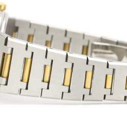 Pre Owned Bvlgari Black 18K Yellow Gold and Stainless Steel Bvlgari Bvlgari BB26SG Women's Wristwatch 26 mm