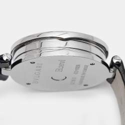 Pre Owned Bvlgari Black Sun & Moon Diamond Inlay Motif B.Zero1 BZ 35 S Women's Watch 35 mm