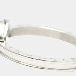 Pre Owned Bvlgari Blue Diamond Stainless Steel B.Zero1 BZ22S Women's Wristwatch 22 mm