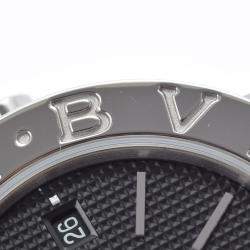 Pre Owned Bvlgari Black Stainless Steel Bvlgari Bvlgari BBL26S Quartz Women's Wristwatch 26 mm