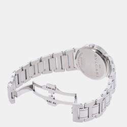 Pre Owned Bvlgari Black Stainless Steel Bvlgari Bvlgari BBL26S Quartz Women's Wristwatch 26 mm
