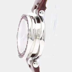 Bvlgari MOP Stainless Steel B.Zero1 BZ22S Quartz Women's Wristwatch 22 mm