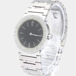 Bvlgari Black Stainless Steel Bvlgari Bvlgari BB30SS Women's Wristwatch 30 mm