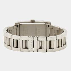 مملوكة مسبقًا Bvlgari Black Stainless Steel Rettangolo RT39S Women's Wristwatch 21 x 39 mm 