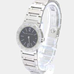 Bvlgari Black Stainless Steel Bvlgari Bvlgari BB26SS Women's Wristwatch 26 mm