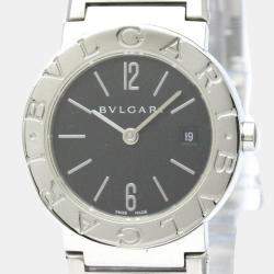 Bvlgari Black Stainless Steel Bvlgari Bvlgari BB26SS Women's Wristwatch 26 mm