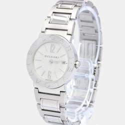Bvlgari Silver Stainless Steel Bvlgari Bvlgari BB26SS Women's Wristwatch 26 mm