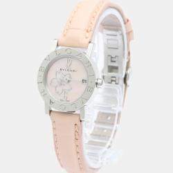 Bvlgari MOP Stainless Steel Bvlgari Bvlgari BB23SL Women's Wristwatch 23 mm