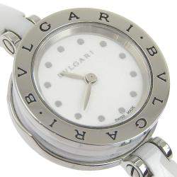 Bvlgari White Stainless Steel B.Zero1 BZ23S Women's Wristwatch 23 mm