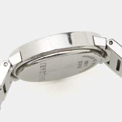 Pre Owned Bvlgari Silver White Stainless Steel Bvlgari Bvlgari BB26SS Women's Wristwatch 26 mm