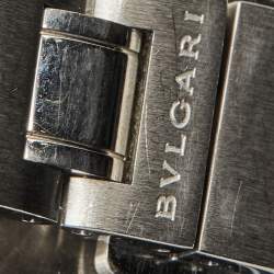 Pre Owned Bvlgari Silver White Stainless Steel Bvlgari Bvlgari BB26SS Women's Wristwatch 26 mm