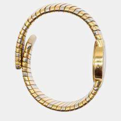 Bvlgari Vintage Expandable Tri-Colour Tubogas BB23 2T Watch in 18K Three-Tone Gold (Medium Model)