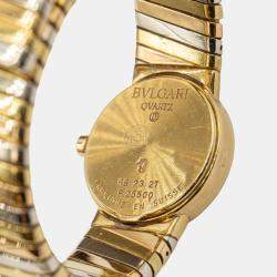 Bvlgari Vintage Expandable Tri-Colour Tubogas BB23 2T Watch in 18K Three-Tone Gold (Medium Model)