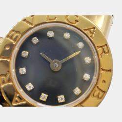 Bvlgari Vintage Expandable Tubogas BB19 2T Watch with Diamonds in 18K YG (Mini Model) 