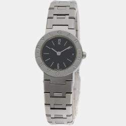 Bvlgari Black Stainless Steel BB23SSD Quartz Women's Wristwatch 23