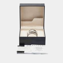 Bvlgari Silver Stainless Steel Serpenti Tubogas 101817 Women's Wristwatch 35 mm