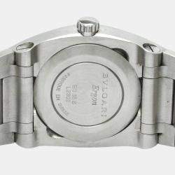 Pre Owned Bvlgari Black Stainless Steel Ergon EG35S Automatic Women's Wristwatch 35 mm