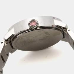 Bvlgari Mother Of Pearl Diamond Stainless Steel Bvlgari Bvlgari 102375 Women's Wristwatch 33 mm