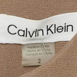 مملوكة مسبقًا فستان كالفن كلاين جيرسي بيج ميدي مقاس صغير (سمول)