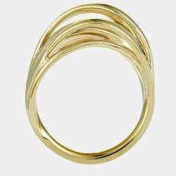 Calvin Klein - "Crisp" Yellow PVD Stainless Steel Ring KJ1RJR1001-06